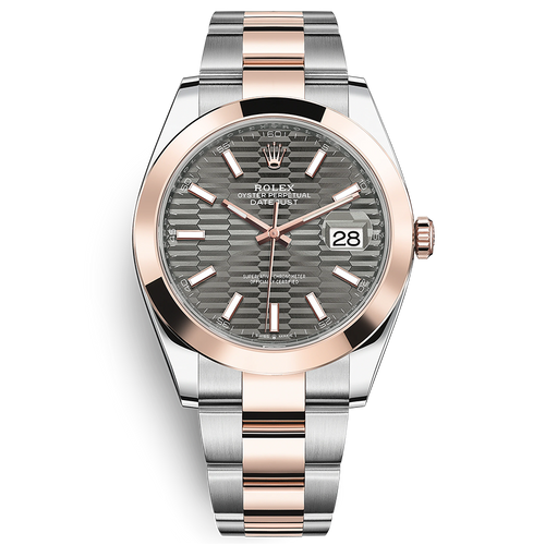 Rolex Datejust II Slate, Fluted Motif Dial 41mm 126301