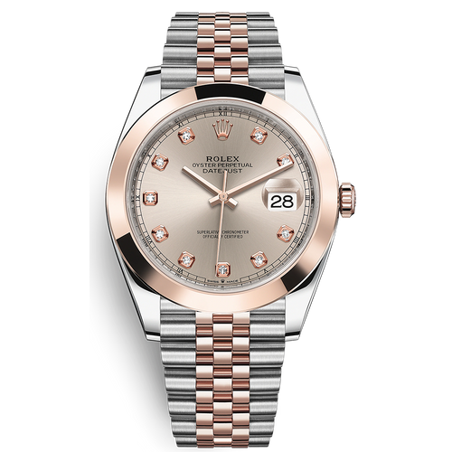 Rolex Datejust II Sundust Diamond Dial 41mm 126301