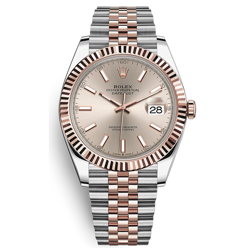 Rolex Datejust II Sundust Fluted Dial 41mm 126331