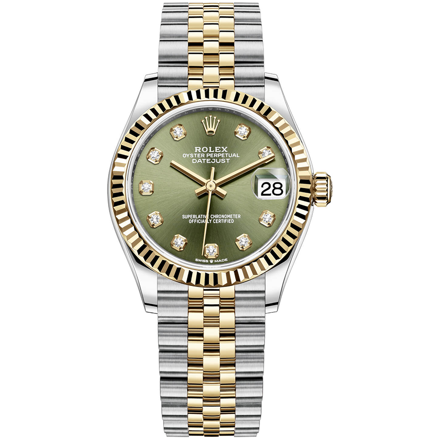 Rolex Datejust Olive Green Dial 278273 | First Class Timepieces