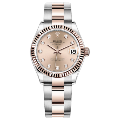 Rolex Datejust Rose Diamond Fluted Dial 31mm 278271