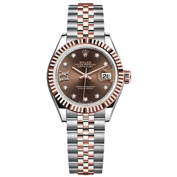Shop Rolex Lady-Datejust Chocolate Diamond Star Dial | 279171