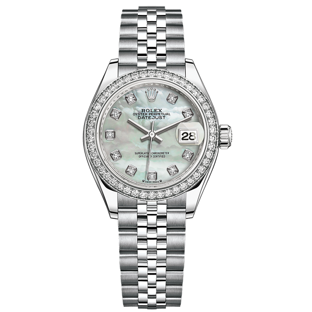 Rolex women's datejust 2025 mother of pearl