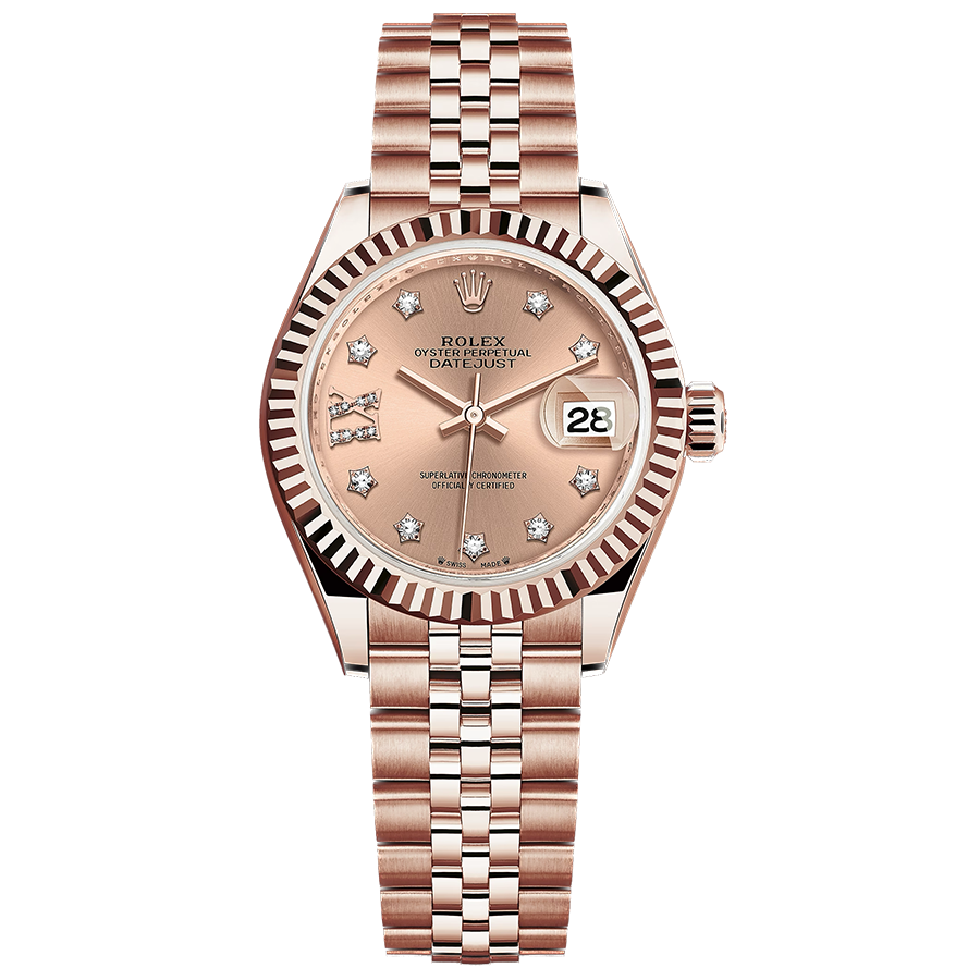 Shop Rolex Lady-Datejust Rose Diamond Star Dial 279175 FCT