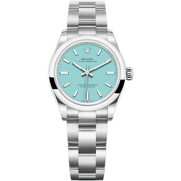 OYSTER PERPETUAL 掛時計 ターコイズ Rolex Oyster Perpetual Turquoise Blue Dial | 277200 | FCT