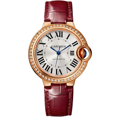 Cartier Ballon Bleu De Cartier 33mm WJBB0033 Silvered Sunray-Brushed Dial