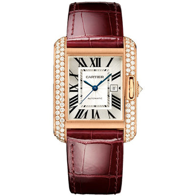 Cartier Tank Anglaise 39mm WT100016 Silver Dial