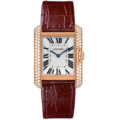 Cartier Tank Anglaise 34mm WT100029 Silver Dial