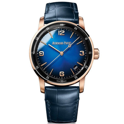 Audemars Piguet Code 11.59 41mm 15210OR Smoked Blue Dial-First Class Timepieces