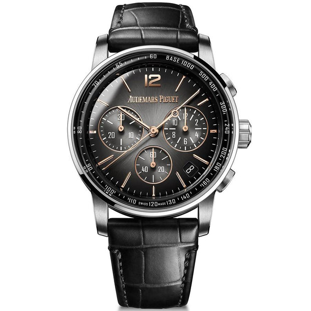 Audemars Piguet Code 11.59 41mm 26393CR Smoked Grey Dial-First Class Timepieces