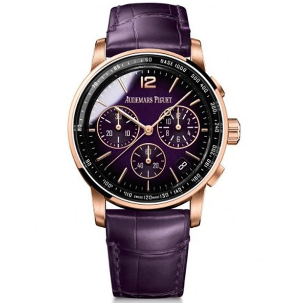 Audemars Piguet Code 11.59 41mm 26393OR Purple Dial-First Class Timepieces