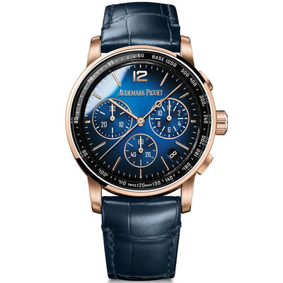 Audemars Piguet Code 11.59 41mm 26393OR Smoked Blue Dial-First Class Timepieces