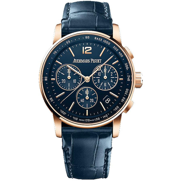 Audemars Piguet Code 11.59 Chronograph 41mm 26393OR Blue Dial-First Class Timepieces