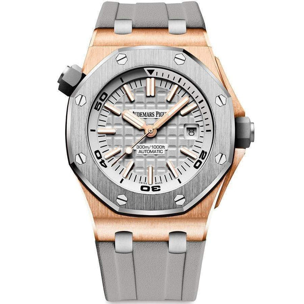 Audemars Piguet Limited Edition Japan Royal Oak Offshore Diver 15711IO 42mm Grey Dial - First Class Timepieces