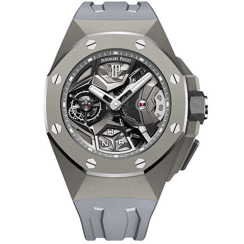 Audemars Piguet Limited Edition Royal Oak Concept Flying Tourbillon GMT 44mm 26589TI Overworked Dial
