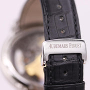 Audemars Piguet Millenary 4104 47mm 15350ST Black/Overworked Dial Pre-Owned-First Class Timepieces