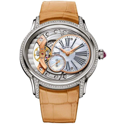 Audemars Piguet Millenary Hand-Wound 39mm 77247BC Overworked/Mother of Pearl Dial - First Class Timepieces