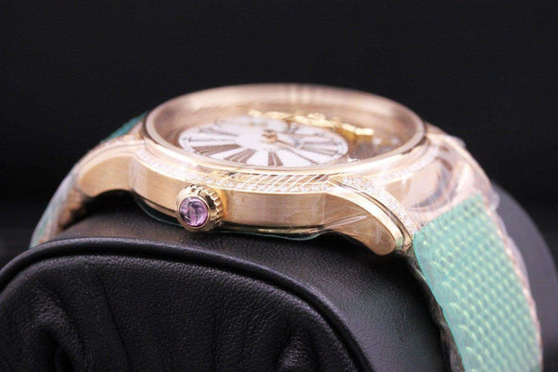 Audemars Piguet Millenary Hand-Wound 39mm 77247OR Overworked/Mother of Pearl Dial