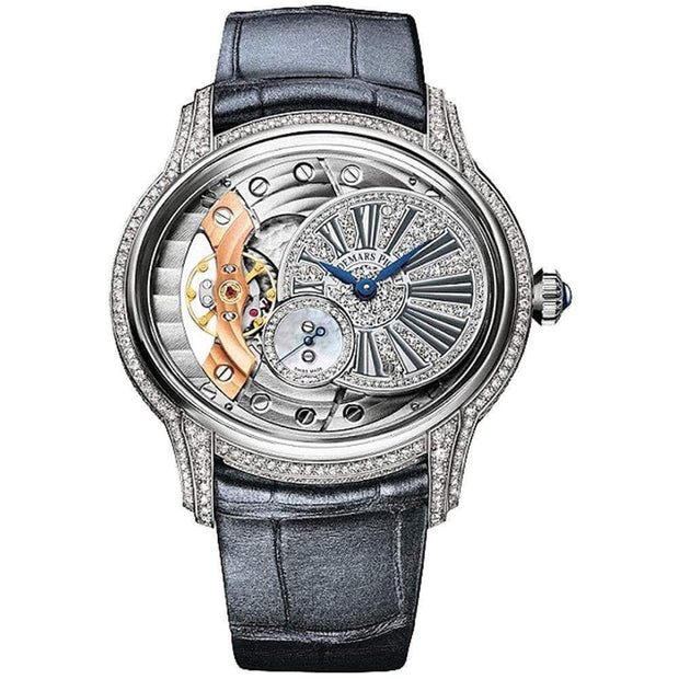 Audemars Piguet Millenary Hand-Wound 39mm 77248BC Overworked/Diamond Dial - First Class Timepieces