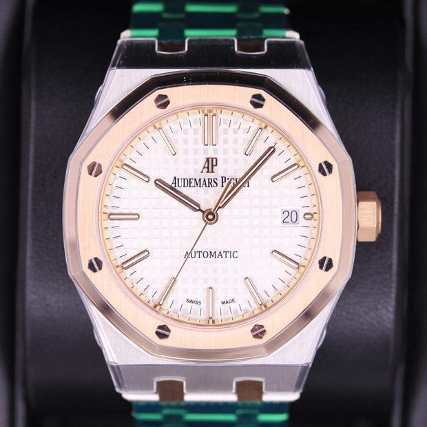Audemars Piguet Royal Oak 37mm 15450SR Silver Dial - First Class Timepieces