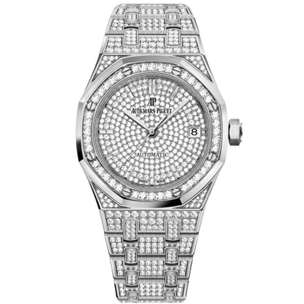 Audemars Piguet Royal Oak 37mm 15452BC Diamond Dial - First Class Timepieces