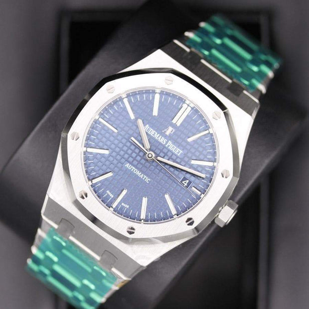 Audemars Piguet Royal Oak 41mm 15400ST Blue Dial-First Class Timepieces