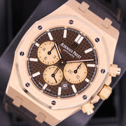 Audemars Piguet Royal Oak 41mm 26331OR Brown Dial Pre-Owned-First Class Timepieces