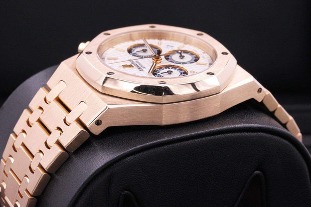 Audemars Piguet Royal Oak Chronograph 39mm 25960OR White Dial Pre-Owned-First Class Timepieces