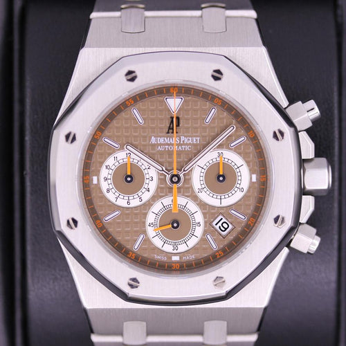 Audemars Piguet Royal Oak Chronograph 39mm 26300ST Brown Dial Pre-Owned-First Class Timepieces