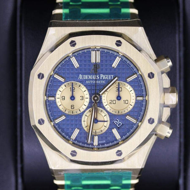 Audemars Piguet Royal Oak Chronograph 41mm 26331BA Blue Dial-First Class Timepieces