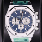 Audemars Piguet Royal Oak Chronograph 41mm 26331ST Blue Dial-First Class Timepieces