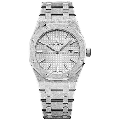 Audemars Piguet Royal Oak Frosted 33mm 67653BC Rhodium Dial