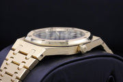 Audemars Piguet Royal Oak "Jumbo" Extra-Thin 39mm 15202BA Blue Dial Pre-Owned-First Class Timepieces