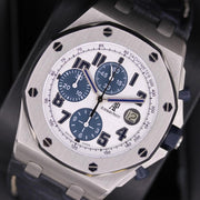 Audemars Piguet Royal Oak Offshore 42mm 26170ST White Dial Pre-Owned-First Class Timepieces