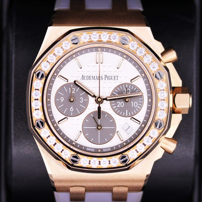 Audemars Piguet Royal Oak Offshore Chronograph 37mm 26231OR White Dial Pre-Owned