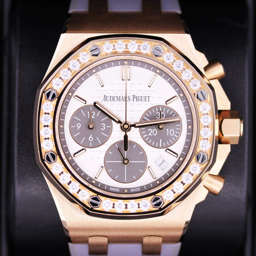 Audemars Piguet Royal Oak Offshore Chronograph 37mm 26231OR White Dial Pre-Owned