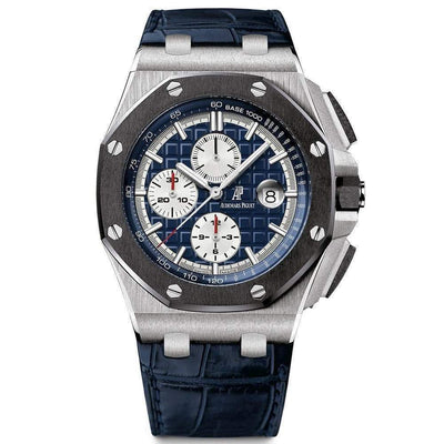 Audemars Piguet Royal Oak Offshore Chronograph 44mm 26401PO Blue Dial - First Class Timepieces