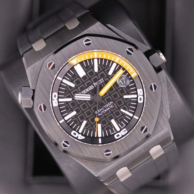 Audemars Piguet Royal Oak Offshore Diver 42mm 15707CE Black Dial Pre-Owned-First Class Timepieces