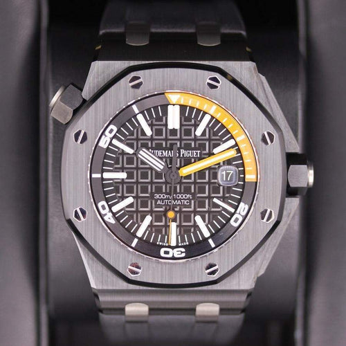 Audemars Piguet Royal Oak Offshore Diver 42mm 15707CE Black Dial Pre-Owned-First Class Timepieces