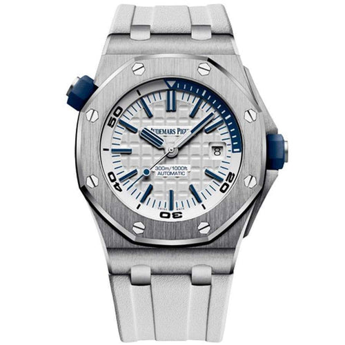 Audemars Piguet Royal Oak Offshore Diver 42mm 15710ST White Dial