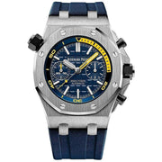 Audemars Piguet Royal Oak Offshore Diver Chronograph 42mm 26703ST Blue Dial - First Class Timepieces