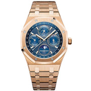Audemars Piguet Royal Oak Perpetual Calendar 41mm 26574OR Blue Dial - First Class Timepieces