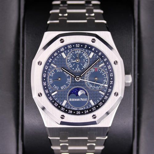 Audemars Piguet Royal Oak Perpetual Calendar 41mm 26574ST Blue Dial Pre-Owned