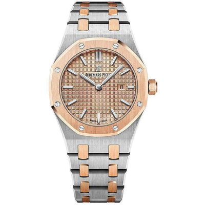 Audemars Piguet Royal Oak Quartz 33mm 67650SR Pink Dial - First Class Timepieces