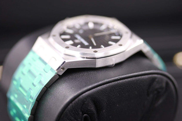 Audemars Piguet Royal Oak Quartz 33mm 67650ST Black Dial - First Class Timepieces