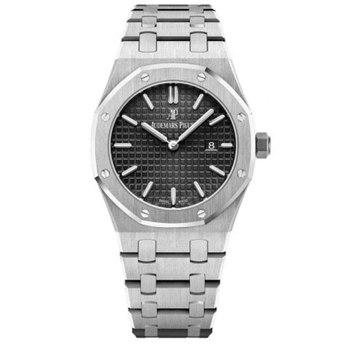 Audemars Piguet Royal Oak Quartz 33mm 67650ST Black Dial - First Class Timepieces