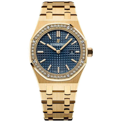 Audemars Piguet Royal Oak Quartz 33mm 67651BA Blue Dial - First Class Timepieces