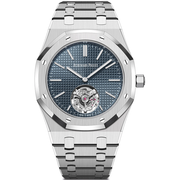 Audemars Piguet Royal Oak Self Winding Flying Tourbillon Extra-Thin (RD#3) "50th Anniversary" 39mm 26670ST.OO.1240ST.01 Blue Dial