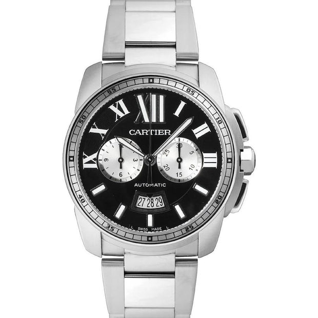 Cartier Calibre De Cartier 42mm W7100061 Black Dial-First Class Timepieces