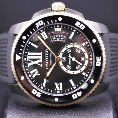 Cartier Calibre De Cartier Diver 42mm W2CA0004 Black Dial Pre-Owned-First Class Timepieces
